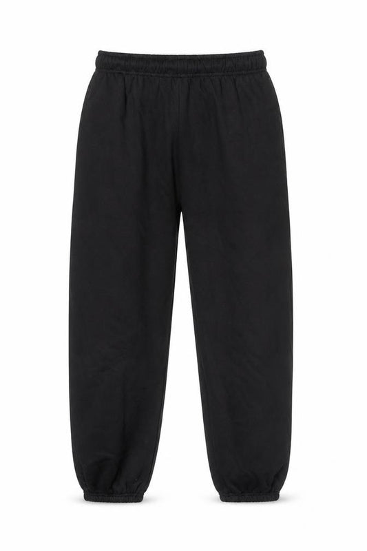 BoohooMAN Men's Black Jogger Sweatpants L Regular Fit Fleece Activewear