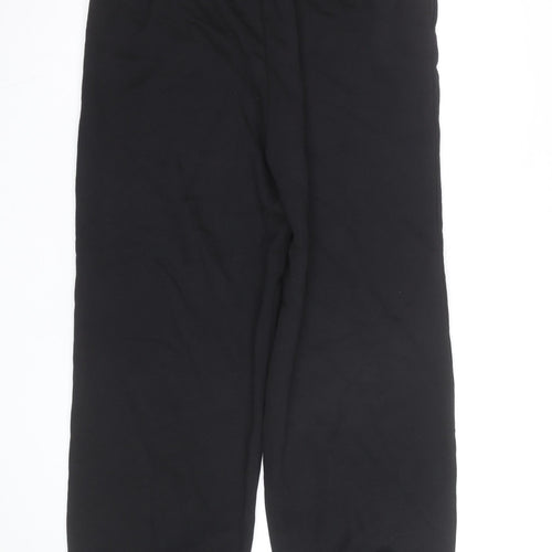 BoohooMAN Men's Black Jogger Sweatpants L Regular Fit Fleece Activewear