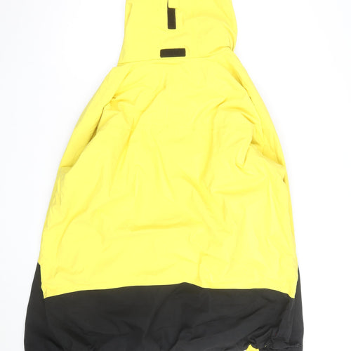 Calcutta Apparel Mens Yellow Hooded Waterproof Parka Jacket XL