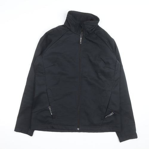 Columbia Men's Black L Soft Shell Activewear Jacket Windproof