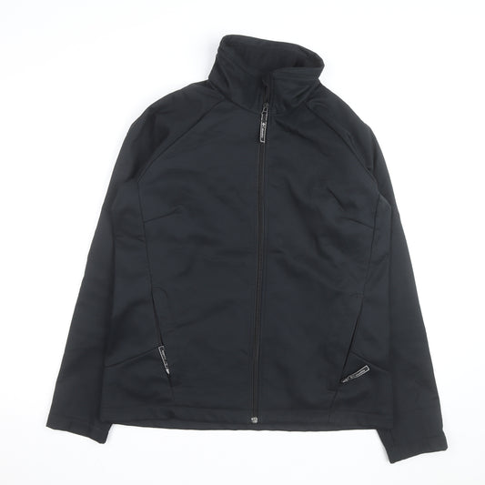 Columbia Men's Black L Soft Shell Activewear Jacket Windproof