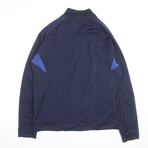 Umbro Men's Navy Blue Sweden Track Jacket XL Full Zip Windbreaker