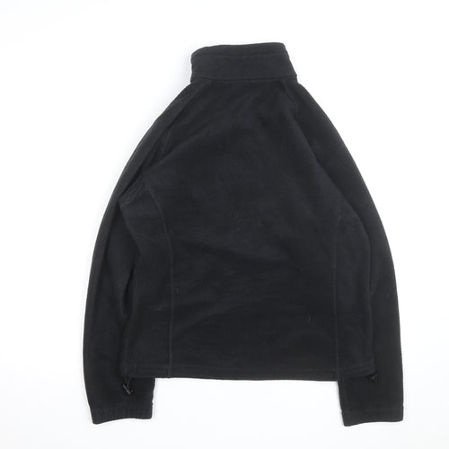 Columbia Women's Black Fleece Full Zip Mid-Length Active Jacket M
