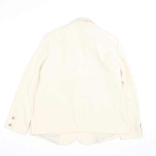 The Frolic Women’s Ivory Single-Breasted Blazer UK 8