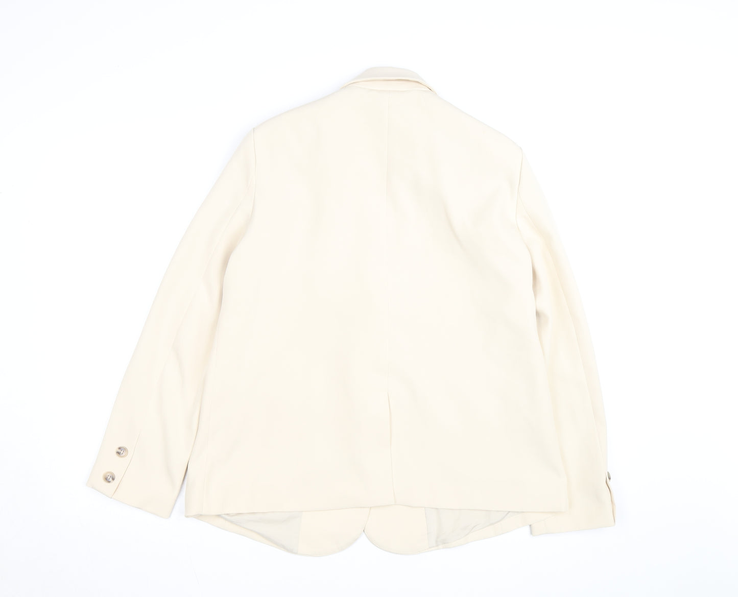 The Frolic Women’s Ivory Single-Breasted Blazer UK 8