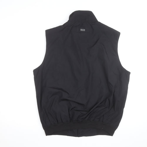 IZOD Men's Black Medium Full Zip Softshell Bodywarmer Waistcoat