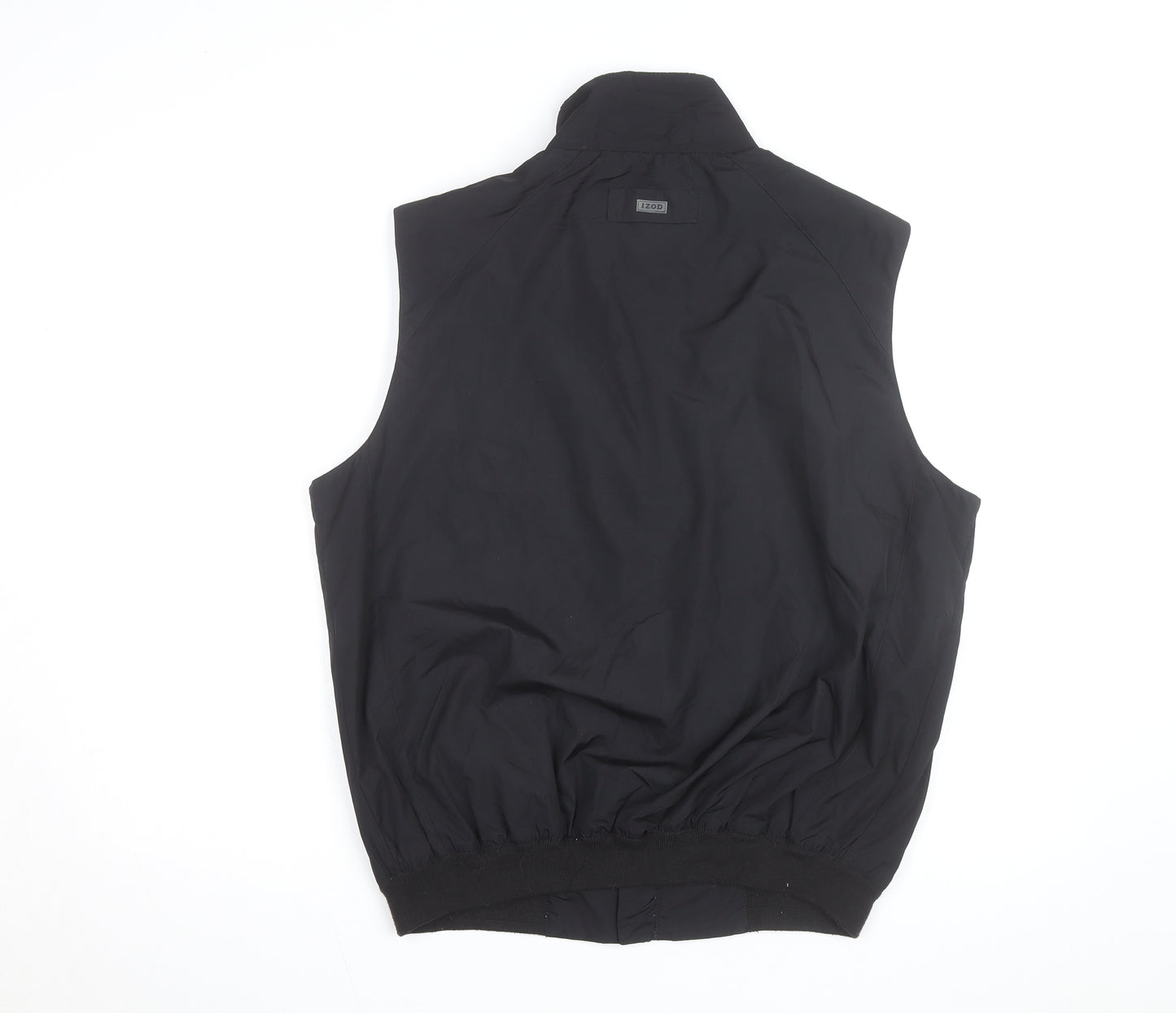 IZOD Men's Black Medium Full Zip Softshell Bodywarmer Waistcoat