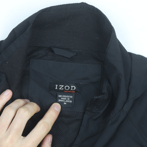 IZOD Men's Black Medium Full Zip Softshell Bodywarmer Waistcoat