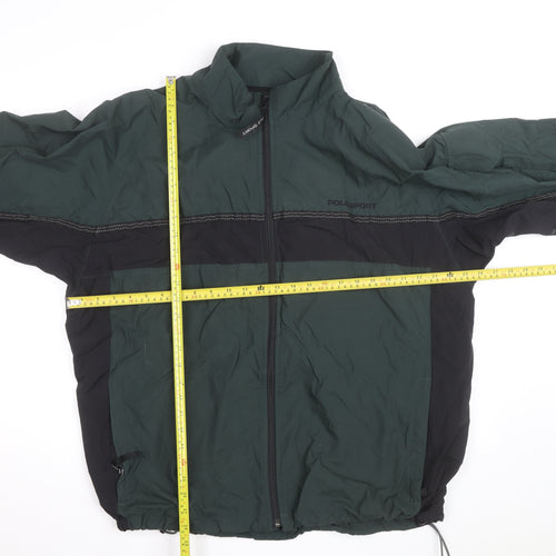 Ralph Lauren Polo Sport Men's Green XL Windbreaker Nylon Jacket