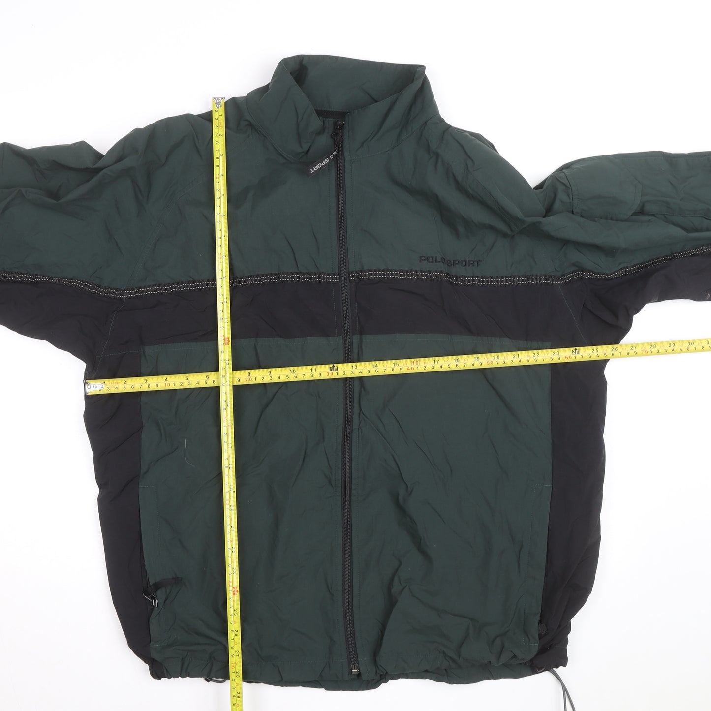Ralph Lauren Polo Sport Men's Green XL Windbreaker Nylon Jacket