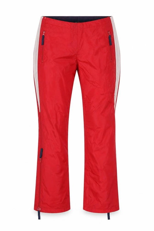 Tommy Jeans Women's Red Track Pants S Water Resistant Activewear Trousers