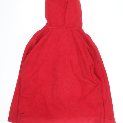 Disney Women Red Mickey Full Zip Fleece Hoodie 2XL