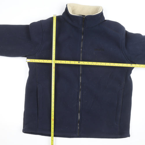 Regatta Men's Blue Fleece Basic Jacket 2XL Warm Lined Outdoor