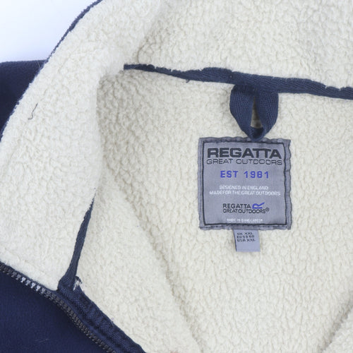 Regatta Men's Blue Fleece Basic Jacket 2XL Warm Lined Outdoor