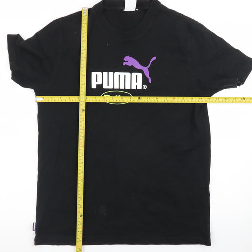 Puma x Butter Mens Black Graphic Logo T-Shirt Medium