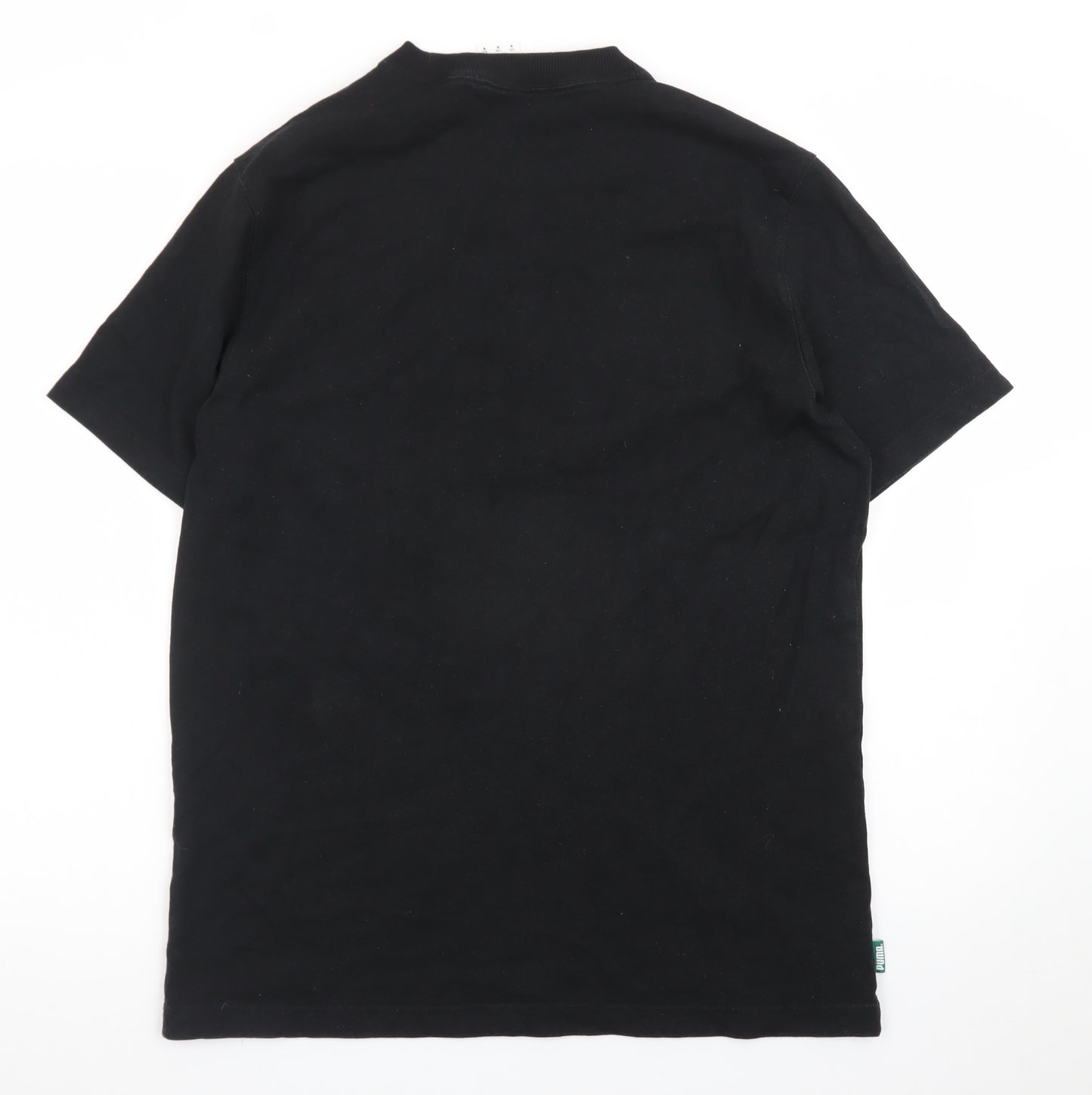 Puma x Butter Mens Black Graphic Logo T-Shirt Medium