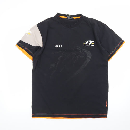 TT Isle of Man 2020 Men's Black L Graphic Motorcycle T-Shirt