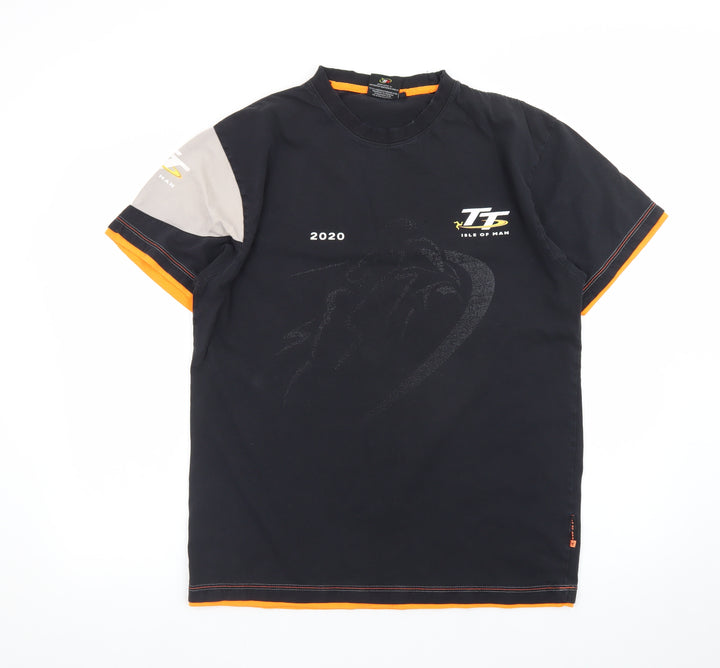 TT Isle of Man 2020 Men's Black L Graphic Motorcycle T-Shirt