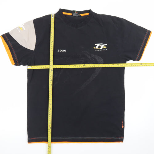 TT Isle of Man 2020 Men's Black L Graphic Motorcycle T-Shirt