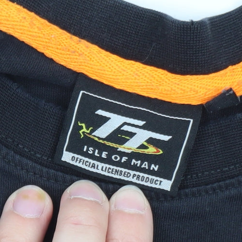 TT Isle of Man 2020 Men's Black L Graphic Motorcycle T-Shirt