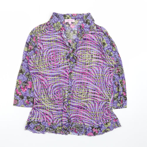Marks and Spencer Per Una Women's Multicoloured Floral Blouse Size 14