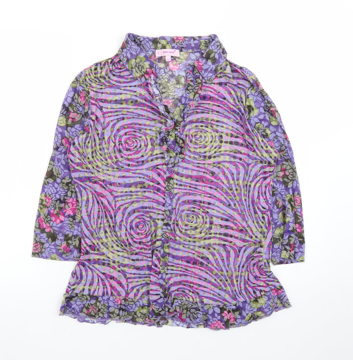 Marks and Spencer Per Una Women's Multicoloured Floral Blouse Size 14