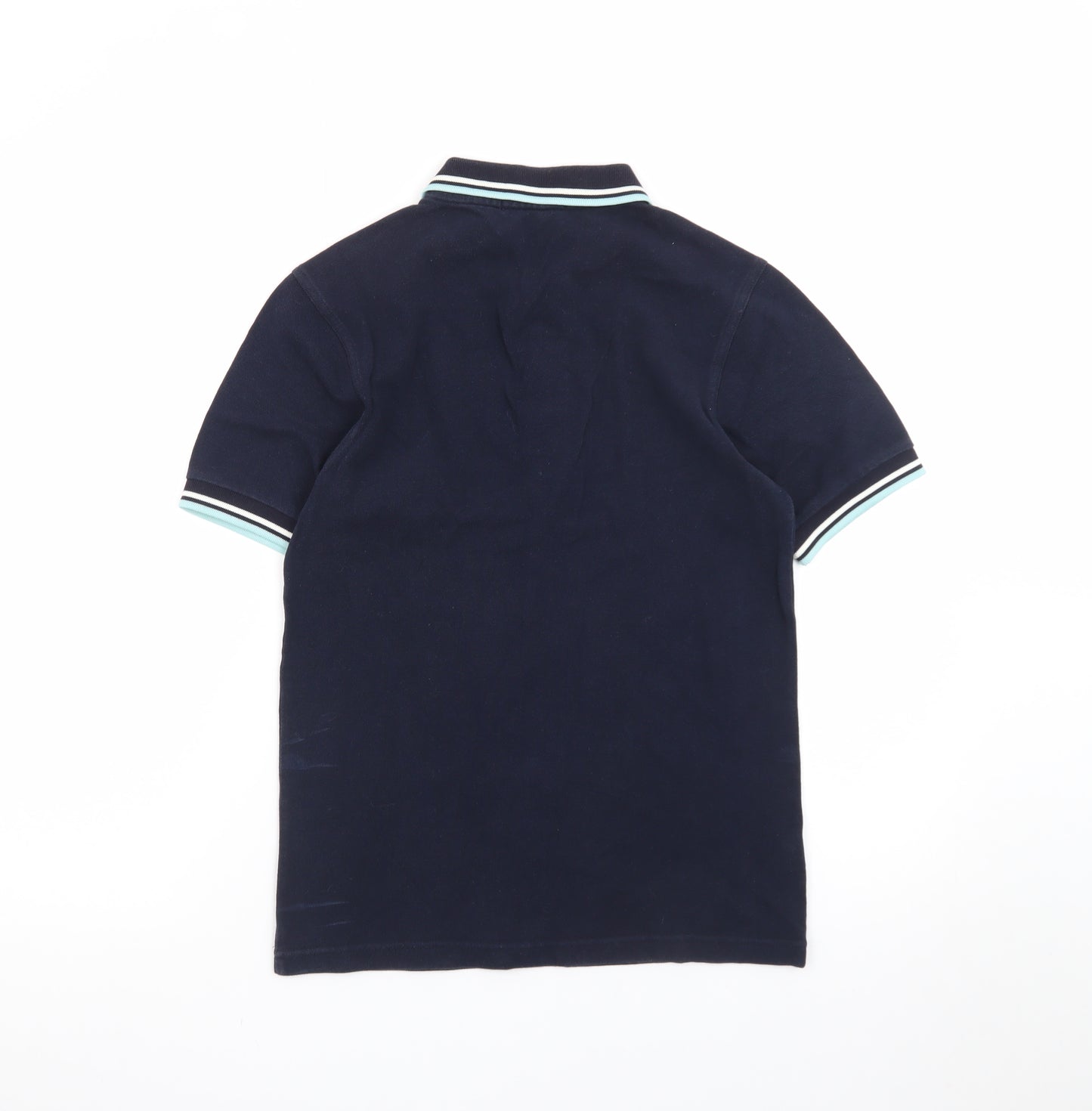 Fred Perry Men's Blue Slim Fit Polo Shirt XS Cotton