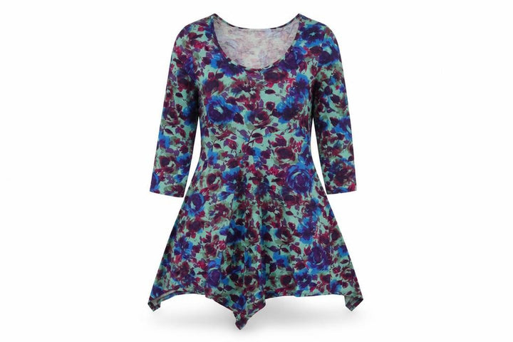 Wallis Women Multicoloured M Asymmetric Floral Dress