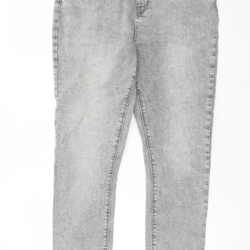 Primark Women’s Grey Skinny Stretch Denim Jeans Size 14