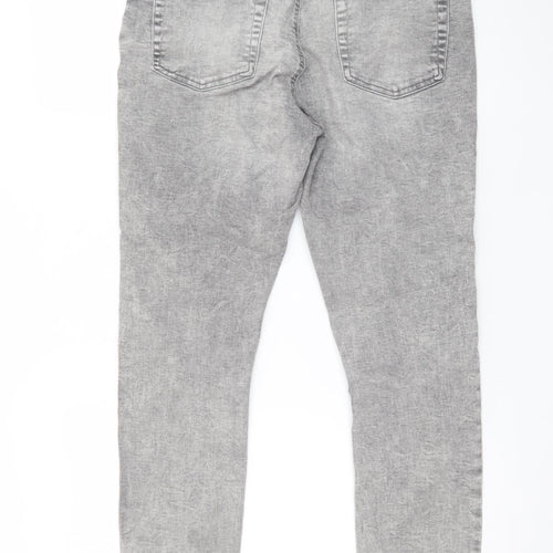 Primark Women’s Grey Skinny Stretch Denim Jeans Size 14