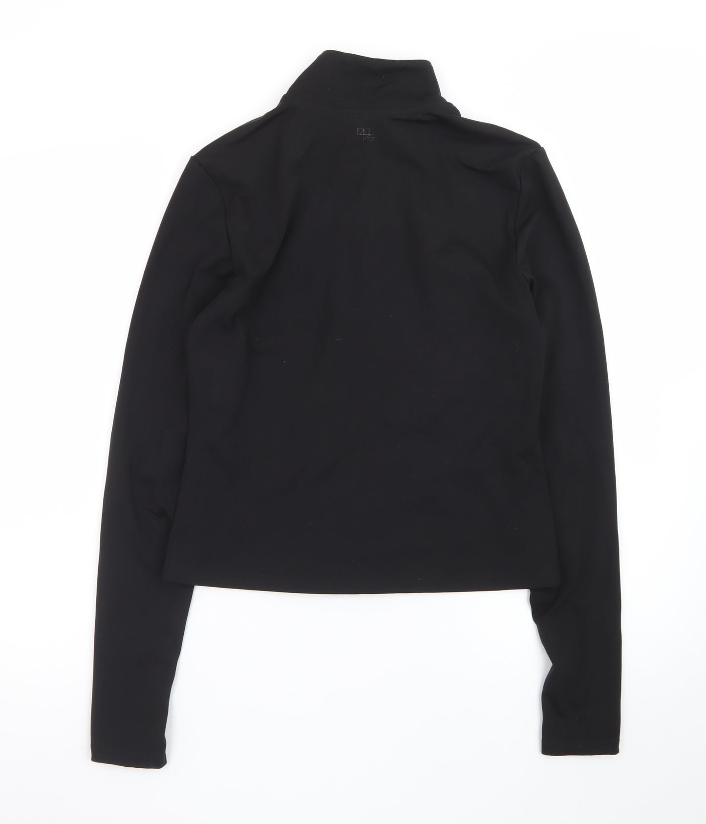 H&M Move Womens Black Slim Fit Lightweight Zip Jacket Size M