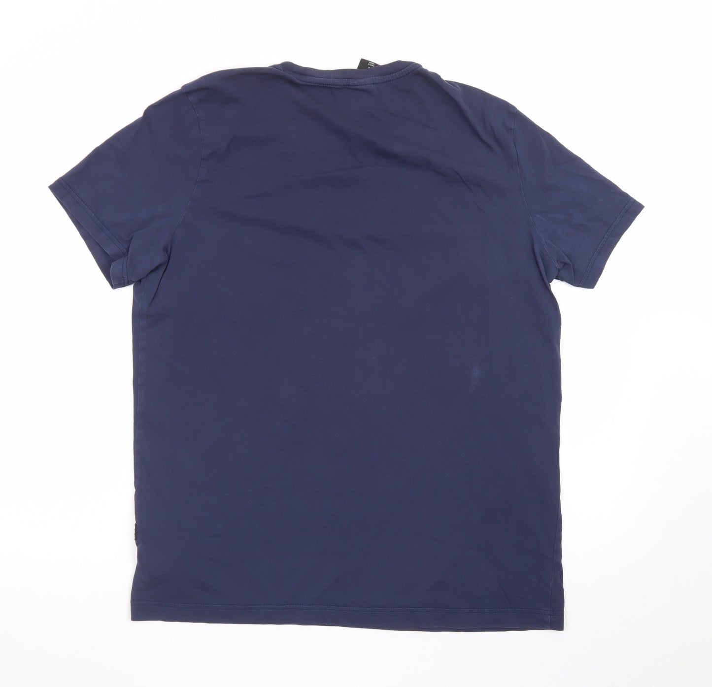 G-Star RAW Men's Blue XL Crew Neck Cotton T-Shirt