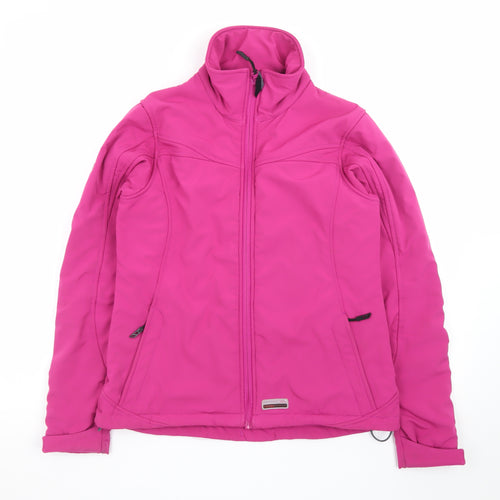 Trespass Women’s Pink Softshell Waterproof Windproof Jacket Size M