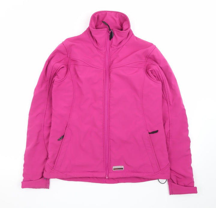 Trespass Women’s Pink Softshell Waterproof Windproof Jacket Size M