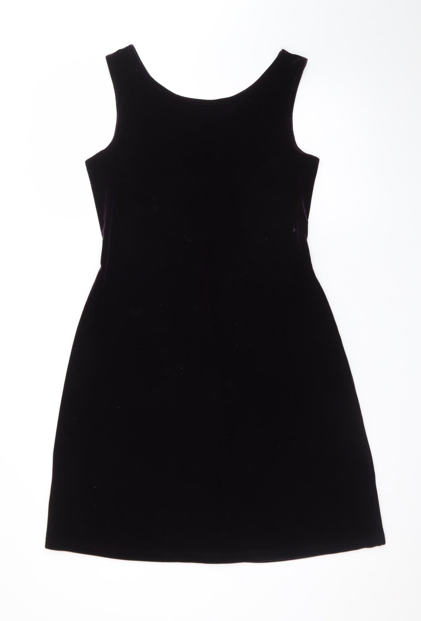Falcini International Women's Black Velvet Sheath Dress Size 12