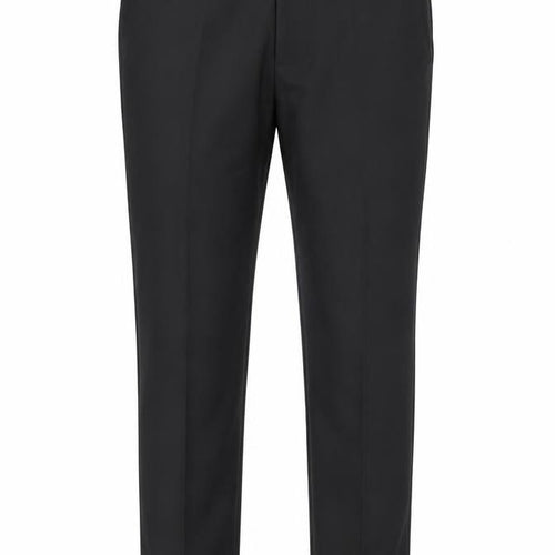 Marks and Spencer Men's Black Slim Fit Dress Trousers 32R Polyester Blend