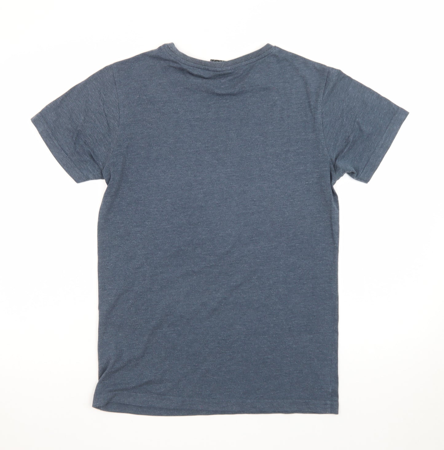 Rock Werchter Men's Blue Small Crew Neck Band T-Shirt