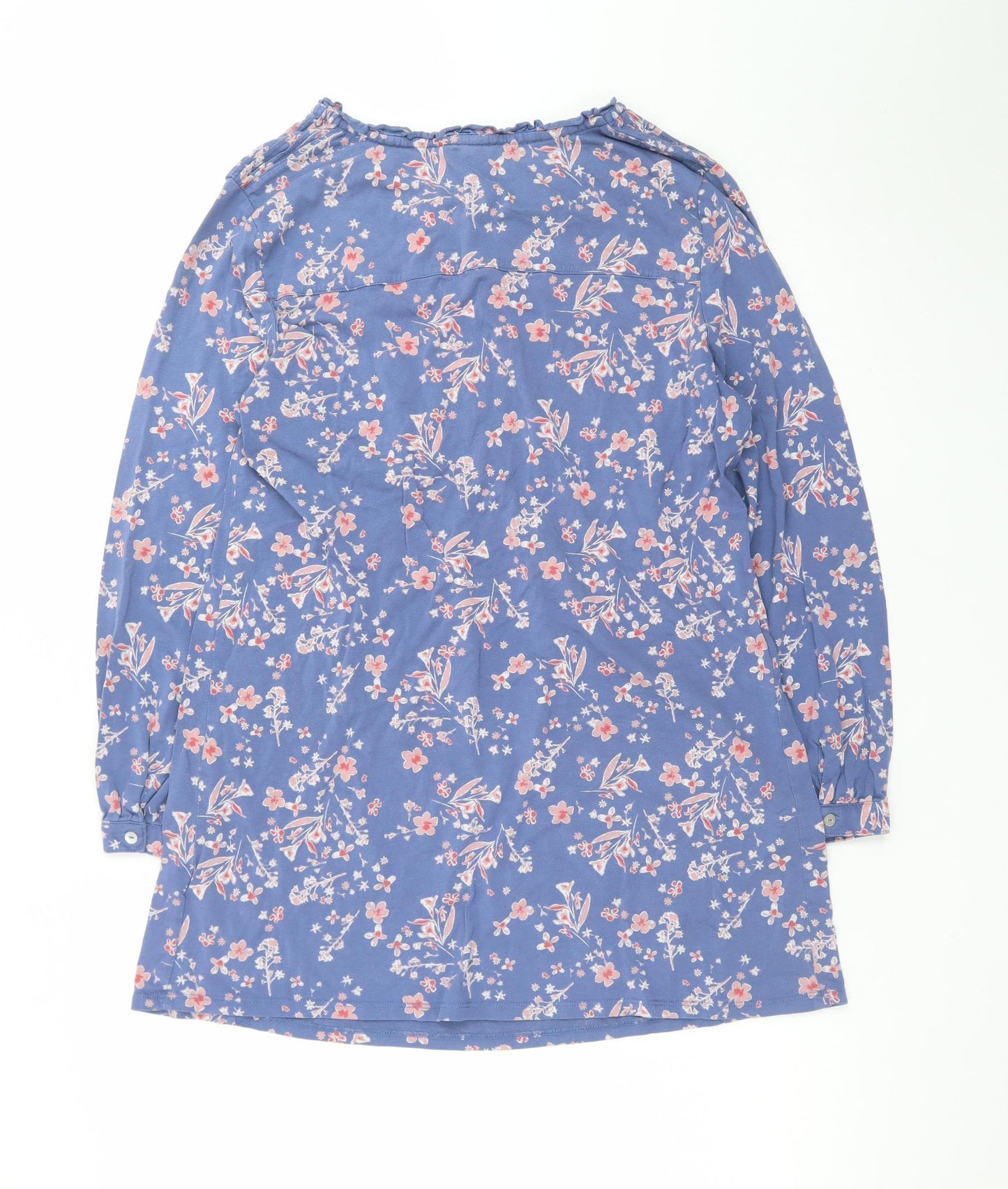 White Stuff Women Blue Floral A-Line Knee Length Dress Size 14