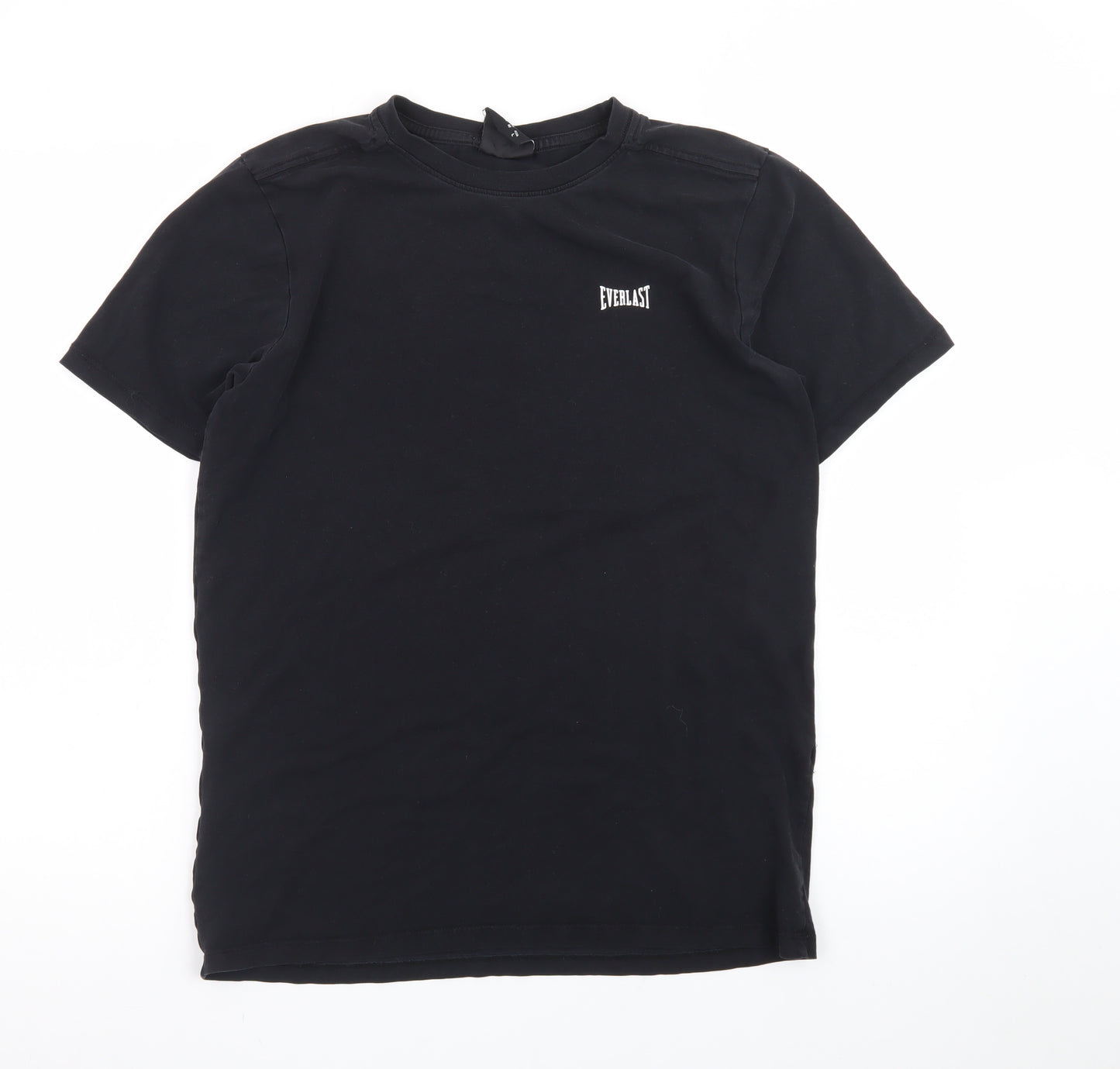 Everlast Men's Black Crew Neck Short Sleeve Cotton T-Shirt Size M