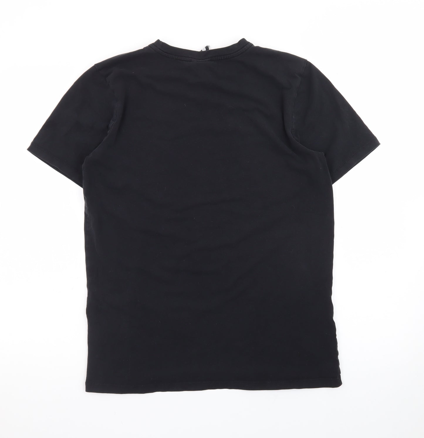 Everlast Men's Black Crew Neck Short Sleeve Cotton T-Shirt Size M