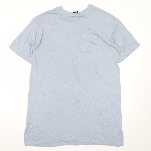 Marks and Spencer Autograph Men’s Blue Cotton Crew Neck Short Sleeve T-Shirt L