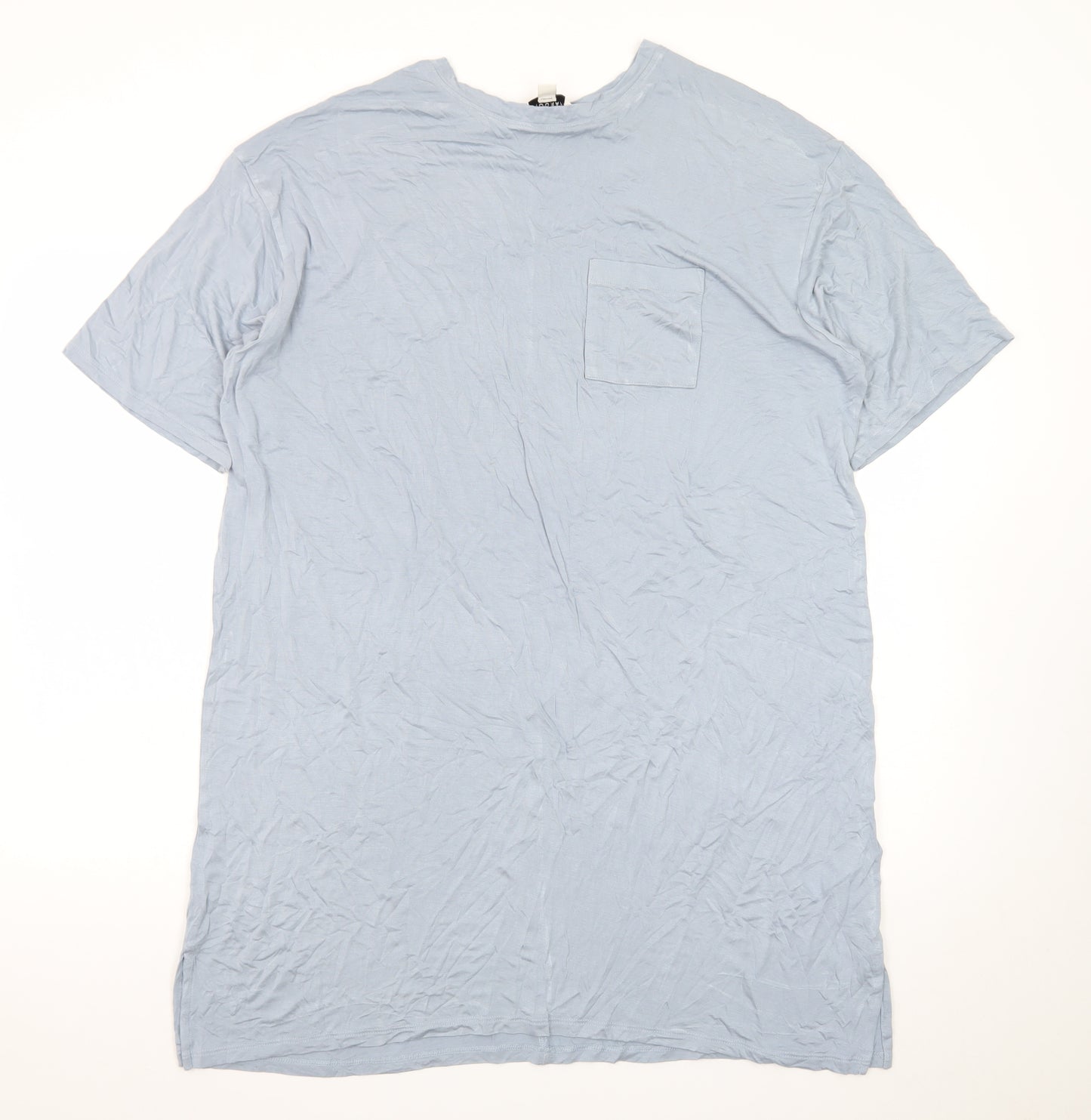 Marks and Spencer Autograph Men’s Blue Cotton Crew Neck Short Sleeve T-Shirt L