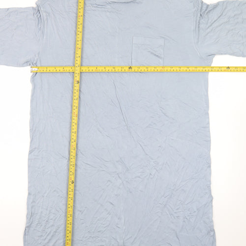 Marks and Spencer Autograph Men’s Blue Cotton Crew Neck Short Sleeve T-Shirt L