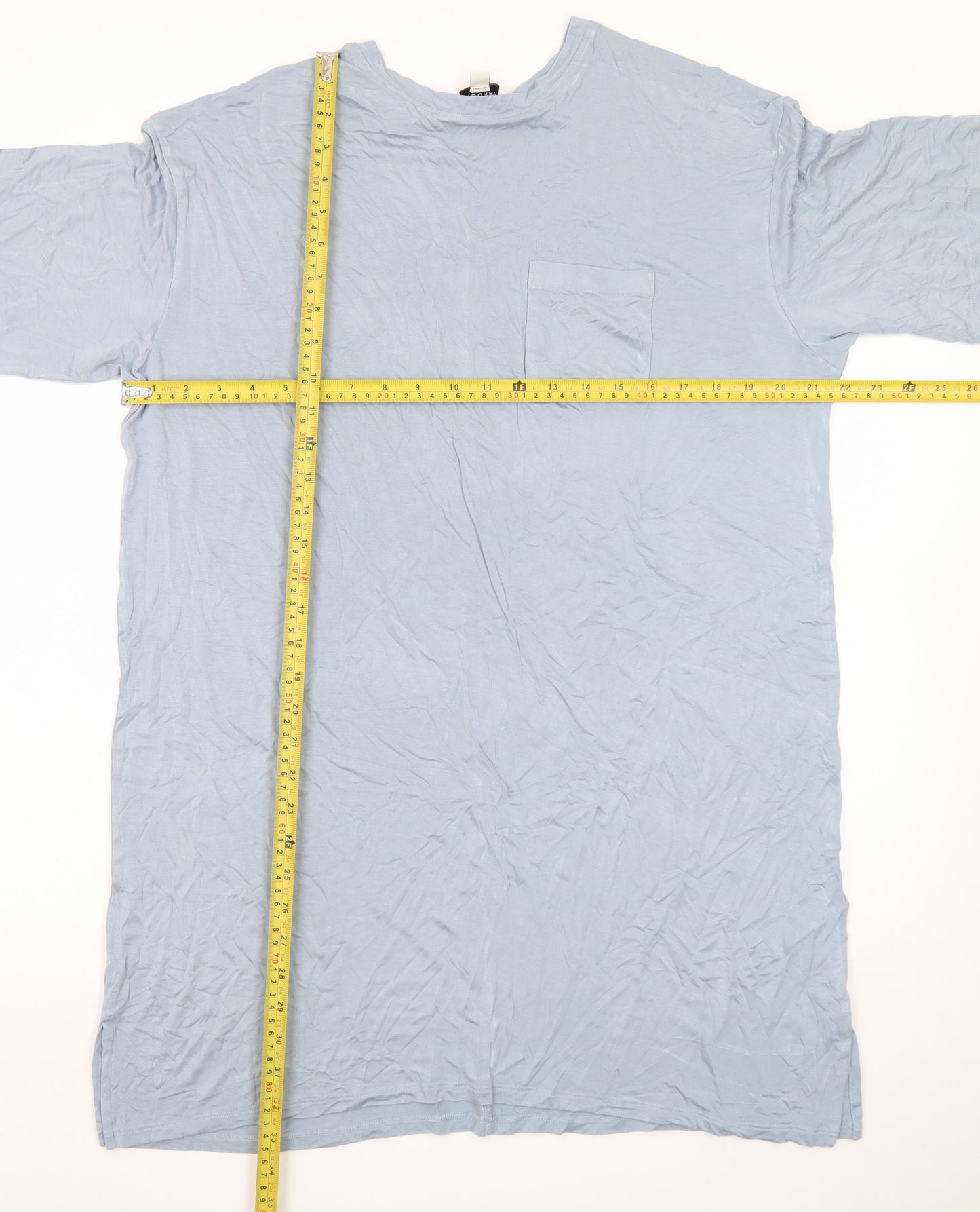 Marks and Spencer Autograph Men’s Blue Cotton Crew Neck Short Sleeve T-Shirt L