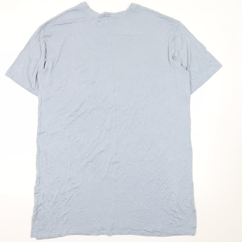 Marks and Spencer Autograph Men’s Blue Cotton Crew Neck Short Sleeve T-Shirt L