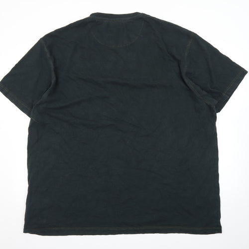 Forge Original Men's Black 4XL Crew Neck Cotton T-Shirt