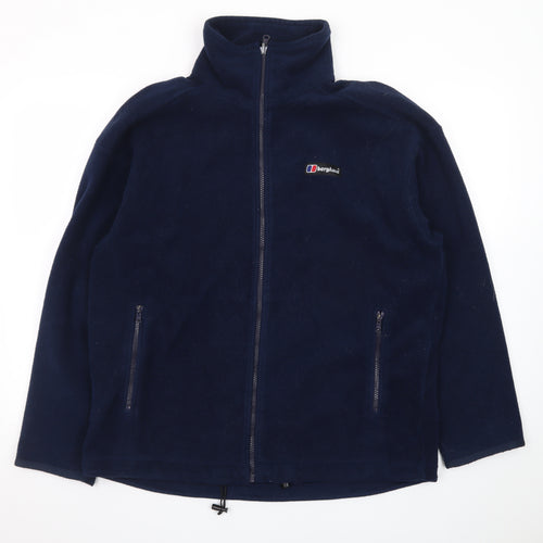 Berghaus Men's Blue Full Zip Fleece Jacket Size L Outdoor