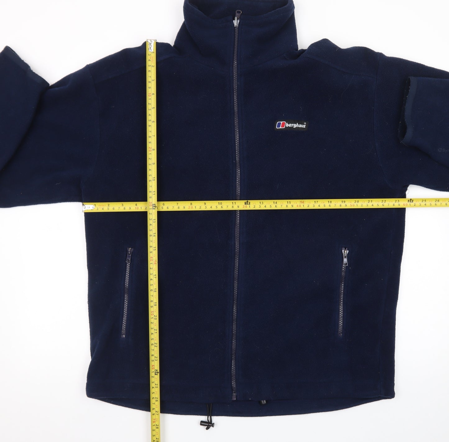 Berghaus Men's Blue Full Zip Fleece Jacket Size L Outdoor