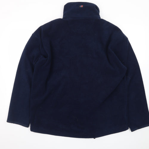 Berghaus Men's Blue Full Zip Fleece Jacket Size L Outdoor