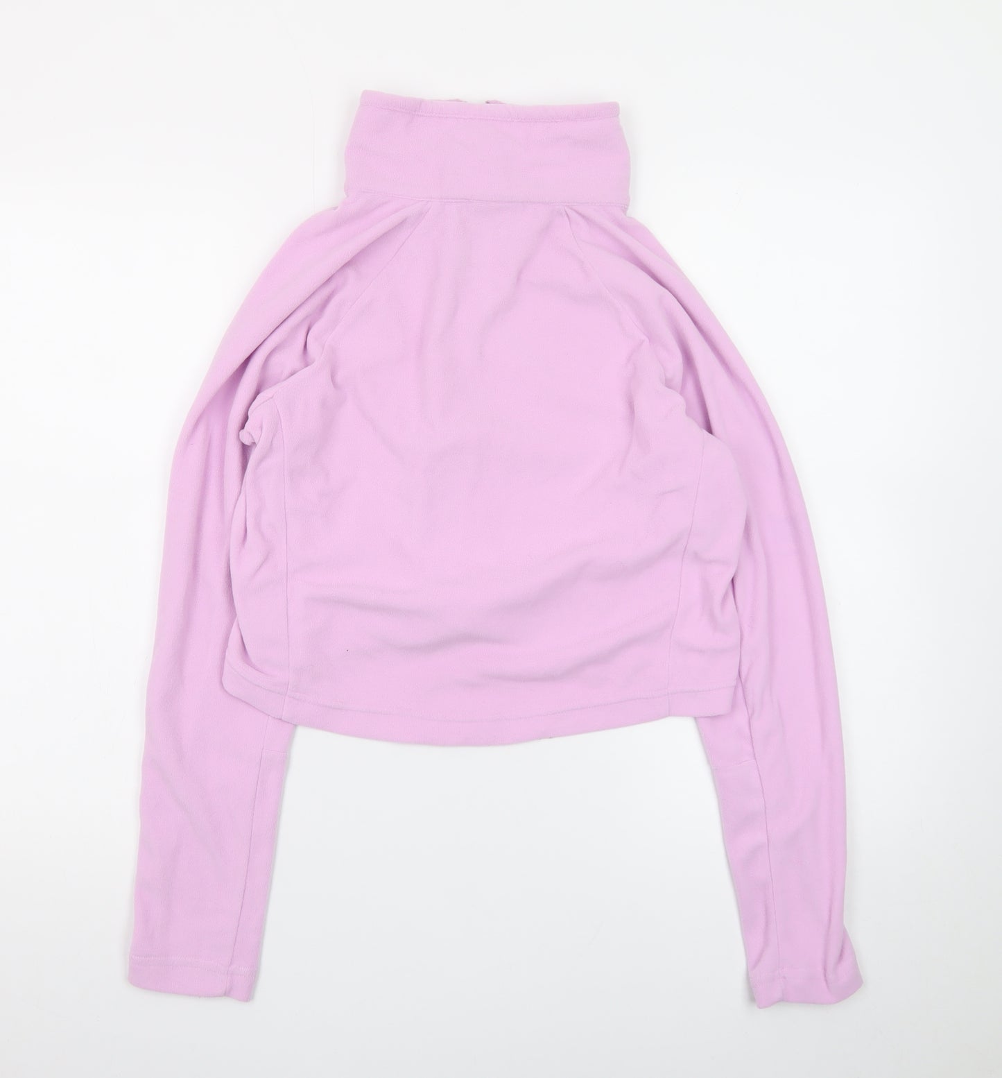 Columbia Women Pink Fleece Pullover Half Zip Sweatshirt Size S